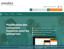 Tablet Screenshot of paralax.fr