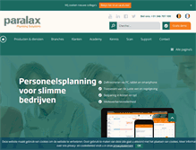 Tablet Screenshot of paralax.nl